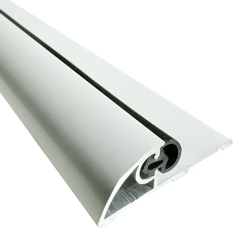 Homewell Barre De Seuil|Barre De Seuil<Seuil de porte PMR, Largeur 50mm Lg 1,95 m + joint d'étanchéité& isolation