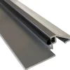Homewell Seuil de porte PMR (Norme Handicap) alu avec joint et découpe d'angles (Brut, 830mm)& isolation- Barre De Seuil|Barre De Seuil