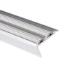 Floordirekt Profilé De Rénovation De Marche<Seuil d'escalier Avec double caoutchouc Power Grip Longueur 90 cm Pré-percé Gris -