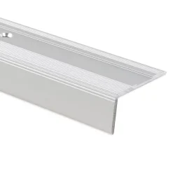 Floordirekt Profilé De Rénovation De Marche<Seuil d'escalier Glory Aluminium anodisé Forme: L Argent M 100 cm