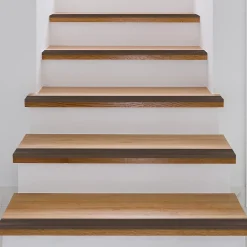 Floordirekt Seuil d'escalier Glory Aluminium anodisé Forme: L Bronze foncé L 134 cm- Profilé De Rénovation De Marche