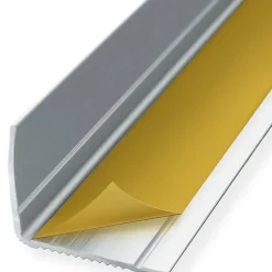 Floordirekt Profilé De Rénovation De Marche<Seuil d'escalier Integral, Forme: L 35 x 30 mm Longueur: 134 cm, Auto-adhésif, Argent