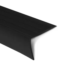 Floordirekt Profilé De Rénovation De Marche<Seuil d'escalier Michigan PVC 45 x 42 mm Noir Longueur: 120 cm