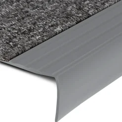 Floordirekt Profilé De Rénovation De Marche<Seuil d'escalier Michigan PVC 45 x 42 mm Gris Longueur: 100 cm