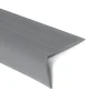 Floordirekt Profilé De Rénovation De Marche<Seuil d'escalier Michigan PVC 45 x 42 mm Gris Longueur: 120 cm
