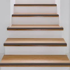 Floordirekt Seuil d'escalier Pré-percé, Forme: L 30 x 20 mm, Longueur: 100 cm, Bronze- Profilé De Rénovation De Marche