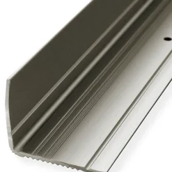 Floordirekt Seuil d'escalier Pré-percé, Forme: L 30 x 20 mm, Longueur: 90 cm, Champagne- Profilé De Rénovation De Marche