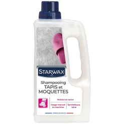 Starwax Shampoing assainissant moquettes 1L- Nettoyant Moquette|Nettoyant Moquette