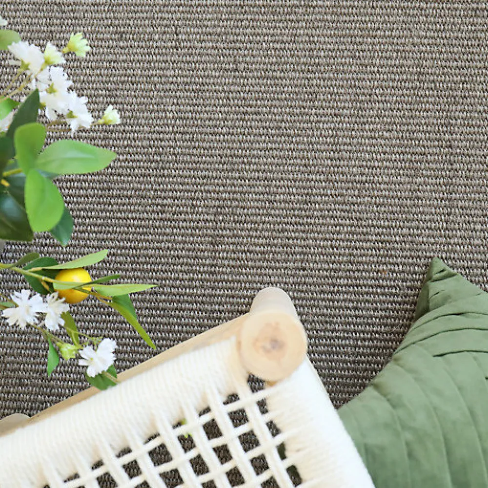 Décoweb Sisal Et Jonc De Mer|Sisal Et Jonc De Mer<Sisal haut de gamme usage intensif - Terralys - Argile - Rouleau de 4m x 3m