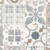 Tarkett Lino Sol Vinyle Pvc<Sol Lino - Carreaux de ciment - Naturel - Rouleau de 2m x 2m