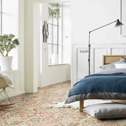 Tarkett Sol Lino Carreaux de ciment - Brique - Rouleau de 4m x 5m- Lino Sol Vinyle Pvc