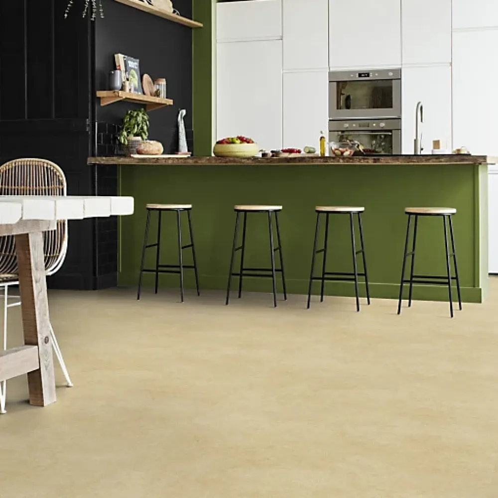 Tarkett Lino Sol Vinyle Pvc<Sol PVC Best - Effet Béton Beige - Rouleau de 2m x 5m