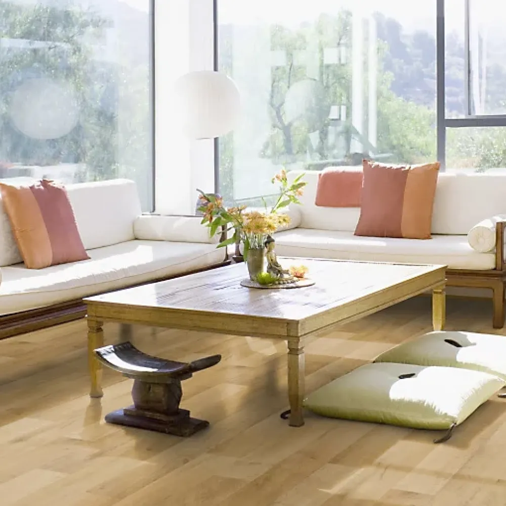 Tarkett Sol PVC Best - Imitation parquet Hêtre Brun Clair - Rouleau de 3m x 5m- Lino Sol Vinyle Pvc