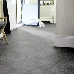 Tarkett Sol PVC Best - Motif Granit Noir Argenté - Rouleau de 3m x 5m- Lino Sol Vinyle Pvc