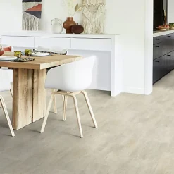Tarkett Lino Sol Vinyle Pvc<Sol PVC Envers Textile - Carrelage Grège - Echantillon 15 x 20 cm