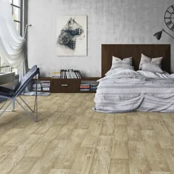 Tarkett Lino Sol Vinyle Pvc<Sol PVC Imitation parquet Mélèze Brun Clair - Echantillon 15 x 20 cm