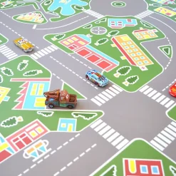 Tarkett Sol PVC pour enfants - Rues de la ville verte - Echantillon 15 x 20 cm- Lino Sol Vinyle Pvc