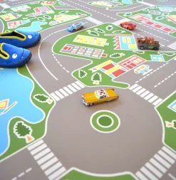 Tarkett Sol PVC pour enfants - Rues de la ville verte - Echantillon 15 x 20 cm- Lino Sol Vinyle Pvc