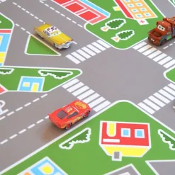 Tarkett Sol PVC pour enfants - Rues de la ville verte - Echantillon 15 x 20 cm- Lino Sol Vinyle Pvc