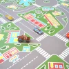 Tarkett Lino Sol Vinyle Pvc<Sol PVC pour enfants - Rues de la ville verte - Rouleau de 3m x 3m