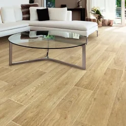 Décoweb Lino Sol Vinyle Pvc<Sol PVC Textile Imitation parquet Chêne Maritime - Rouleau de 4m x 4m
