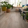 GoodHome Sol stratifié à clipser Brisbane coloris naturel 8 mm - l.129 x l.19.4 cm- Sol Stratifié