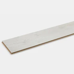 GoodHome Sol stratifié à clipser effet chêne blanchi AC4 L.138 x l.24.4 cm x 8 mm, Bilston- Sol Stratifié