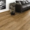 GoodHome Sol stratifié à clipser Hickory chêne brun AC5 10mm - L.138 x l.15,9 cm- Sol Stratifié