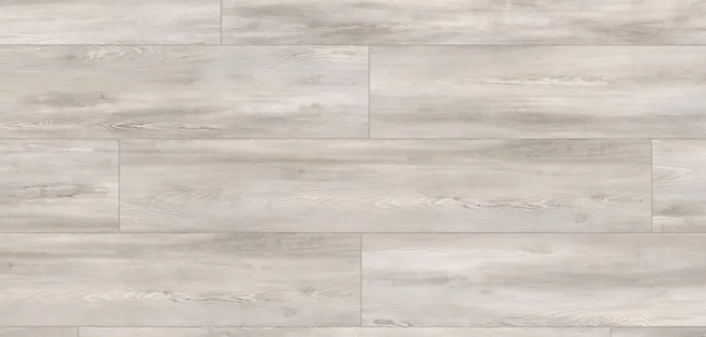 GoodHome Sol stratifié clipsable Birkenhead 8mm L.138 x l.24cm gris- Sol Stratifié