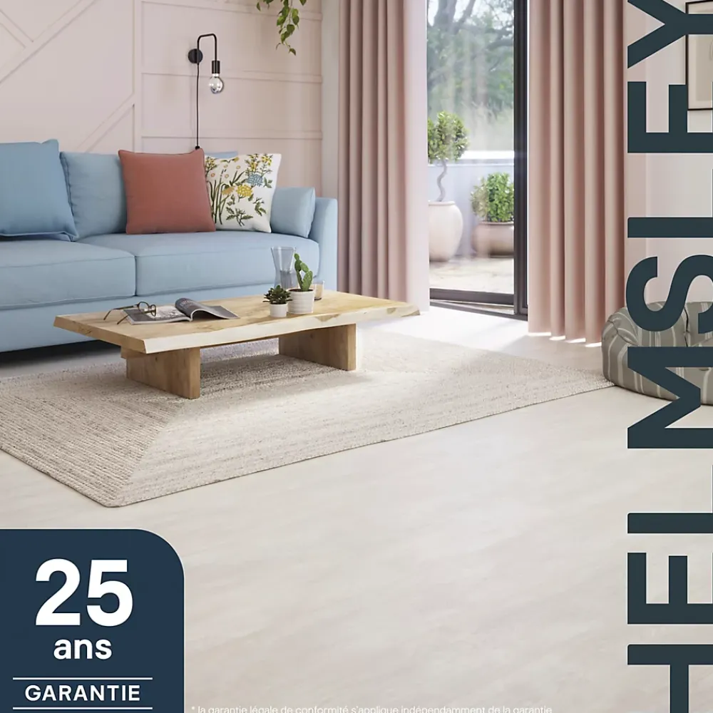 GoodHome Sol Stratifié<Sol stratifié clipsable Helmsley chêne gris 12 mm