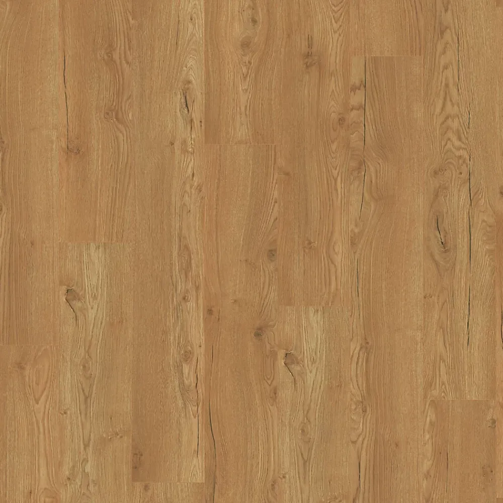 GoodHome Sol Stratifié<Sol stratifié clipsable Helmsley chêne blond 12 mm