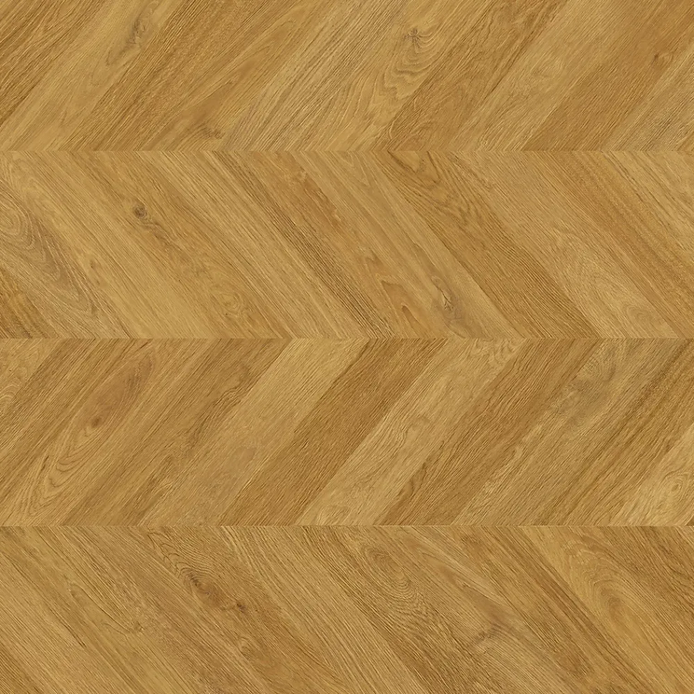 GoodHome Sol stratifié clipsable Leyton chêne blond 10 mm- Sol Stratifié