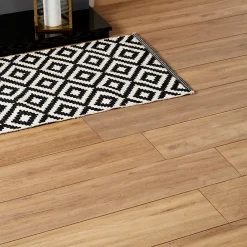 GoodHome Sol Stratifié<Sol stratifié Devonport , passage élevé AC4, effet chêne miel, L.128,6 cm x l.19,4 cm x ép.8 mm