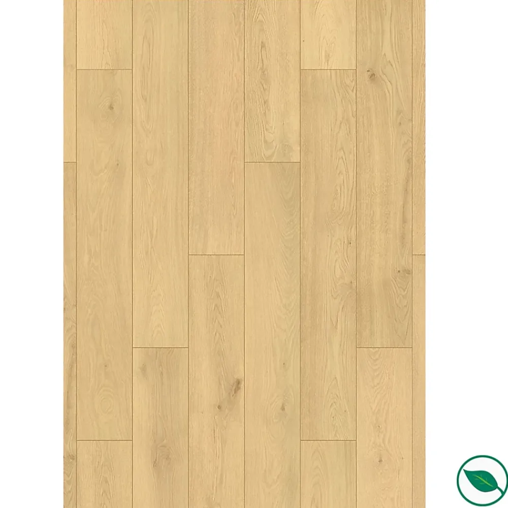Forestea Sol Stratifié<Sol stratifié effet parquet - 12 mm - boîte de 6 lames 1,51 m2 - EH RIVER 12 K725 PURE+ Cornsilk Ethereal Oak