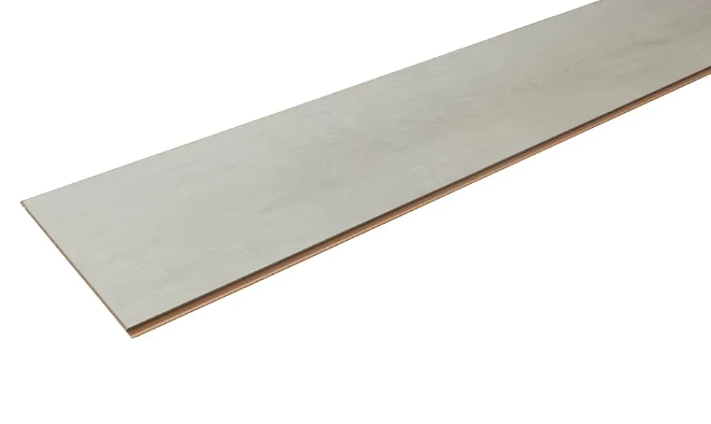 Sol stratifié Geelong, passage modéré AC3, effet chêne grisé, L.138,3 cm x l.19,3 cm x ép.7 mm- Sol Stratifié