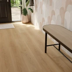 GoodHome Sol Stratifié<Sol stratifié Kingston 2 , passage intense AC5, effet chêne, L.125,7 cm x l.19,2 cm x ép.10 mm, résistant à l'eau