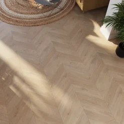 GoodHome Sol Stratifié<Sol stratifié Leyton , passage intense AC5, effet chêne, L.133 cm x l.32,2 cm x ép.10 mm, résistant à l'eau