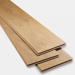 GoodHome Sol Stratifié<Sol stratifié Mossley 2 bois coloris naturel l.128,5 x l.19,2 x ep.10 mm