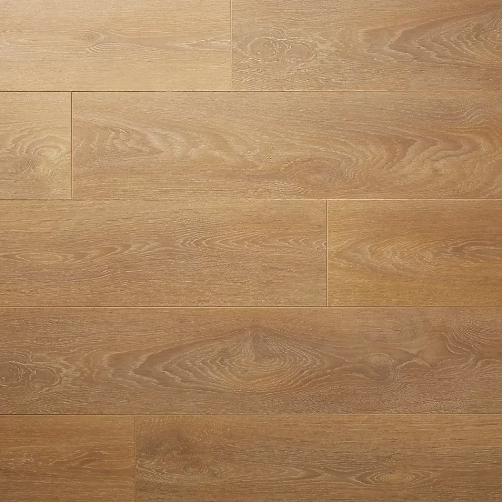 GoodHome Sol Stratifié<Sol stratifié Mossley 2 bois coloris naturel l.128,5 x l.19,2 x ep.10 mm