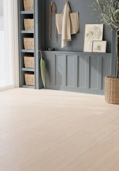 GoodHome Sol Stratifié<Sol stratifié passage intense AC5, effet bois brut, L.129,2 cm x l.19,3 cm x ép.8 mm Bryce