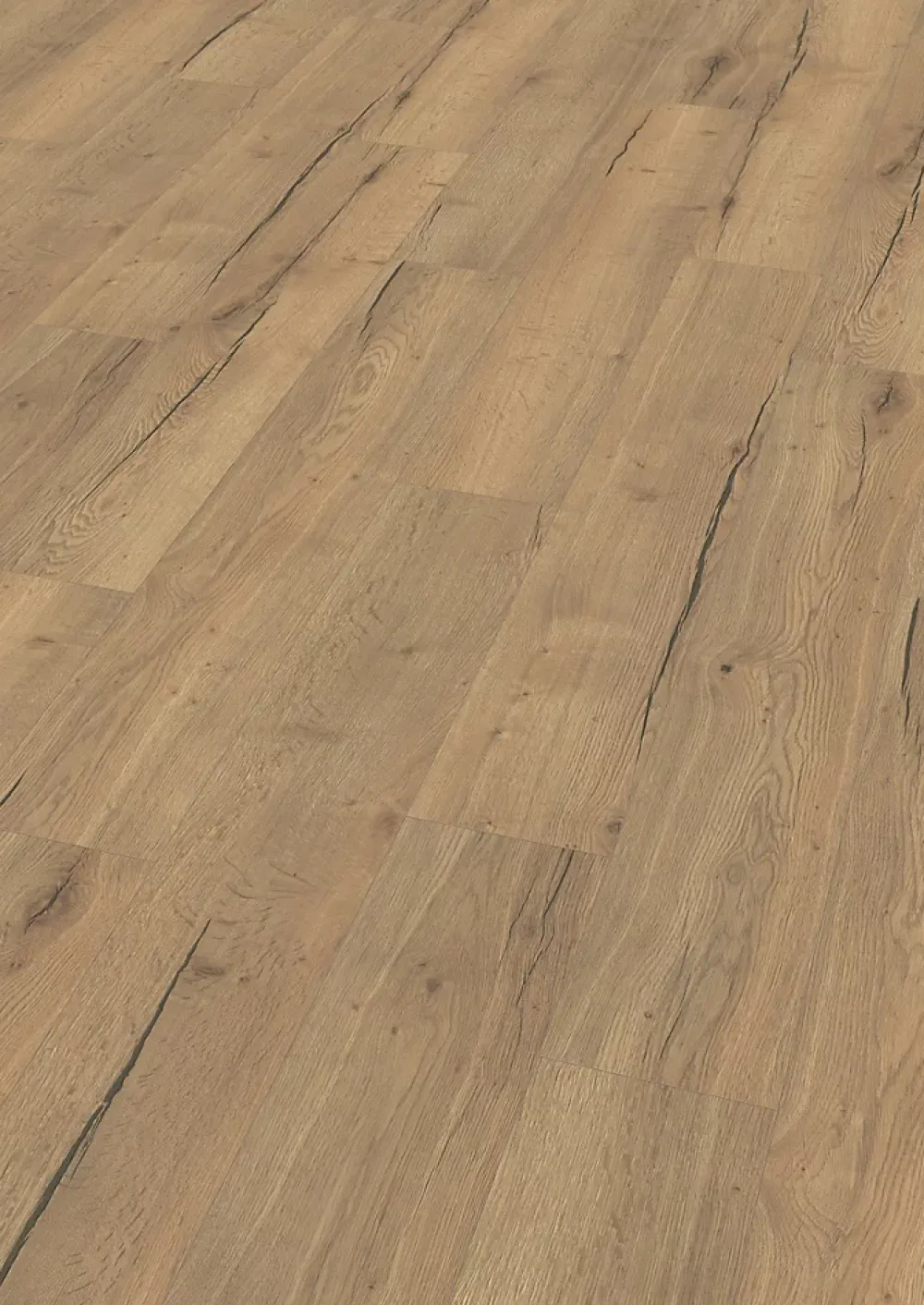 GoodHome Sol Stratifié<Sol stratifié Shawford bois naturel L. 129,2 cm x l.19,3 x Ep.10 mm