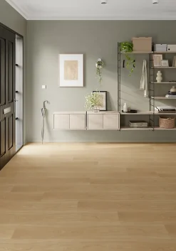 GoodHome Sol Stratifié<Sol stratifié Tadcaster , passage intense AC5, effet chêne blond, L.126,1 cm x l.19,2 cm x ép.10 mm, résistant à l'eau