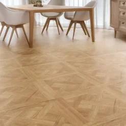GoodHome Sol Stratifié<Sol stratifié Turnbull , passage intense AC5, effet chêne blond, L.120 cm x l.60 cm x ép.10 mm, résistant à l'eau