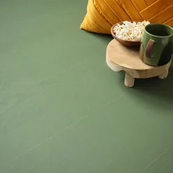 Décoweb Lino Sol Vinyle Pvc<Sol vinyle - Aspect parquet bois vintage vert - Rouleau de 2m x 3m