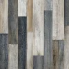 Décoweb Sol Vinyle - Imitation parquet irisé foncé - Rouleau de 3m x 2m- Lino Sol Vinyle Pvc