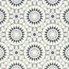 Décoweb Sol Vinyle Carreaux de ciment mosaïque bleu - Rouleau de 2m x 2m- Lino Sol Vinyle Pvc