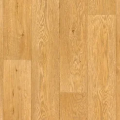 Décoweb Sol Vinyle Effet parquet chêne traditionnel - Rouleau de 3m x 4m- Lino Sol Vinyle Pvc