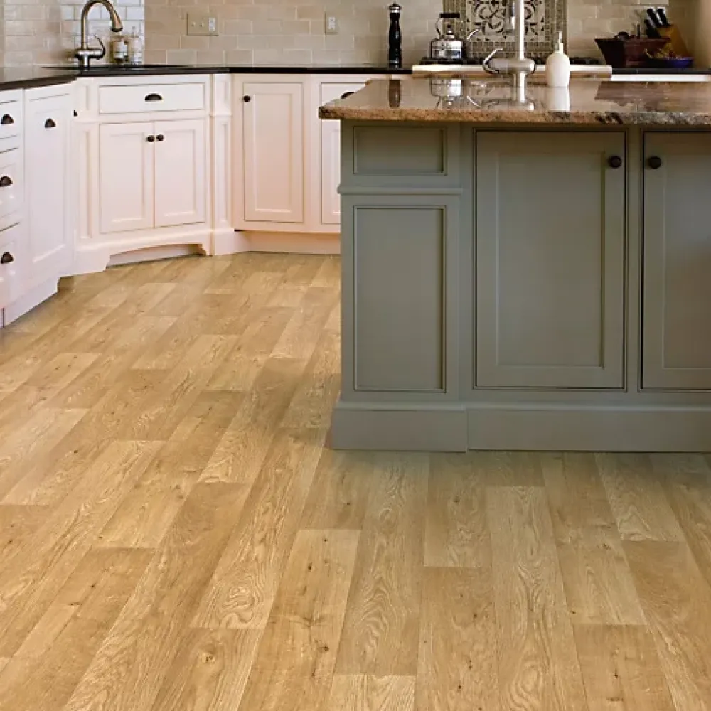 Décoweb Sol Vinyle Effet parquet chêne traditionnel - Rouleau de 3m x 4m- Lino Sol Vinyle Pvc