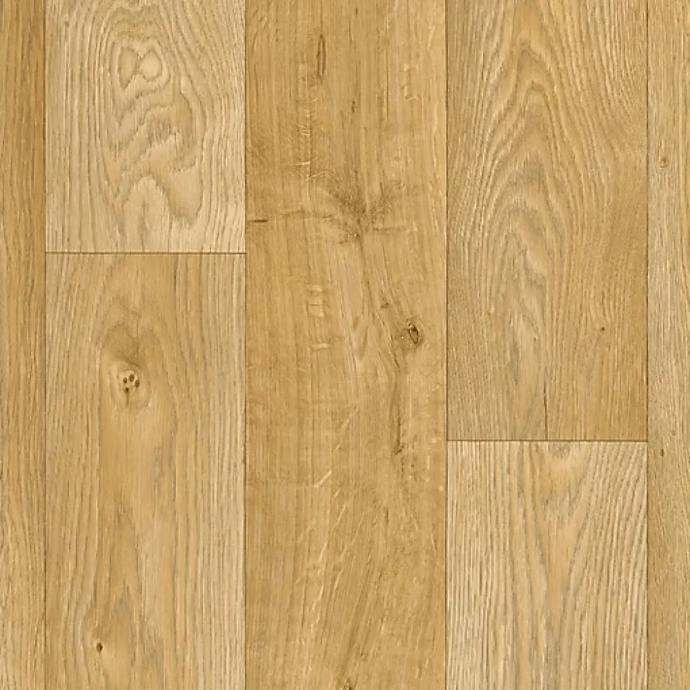 Décoweb Sol Vinyle Effet parquet chêne traditionnel - Rouleau de 3m x 4m- Lino Sol Vinyle Pvc