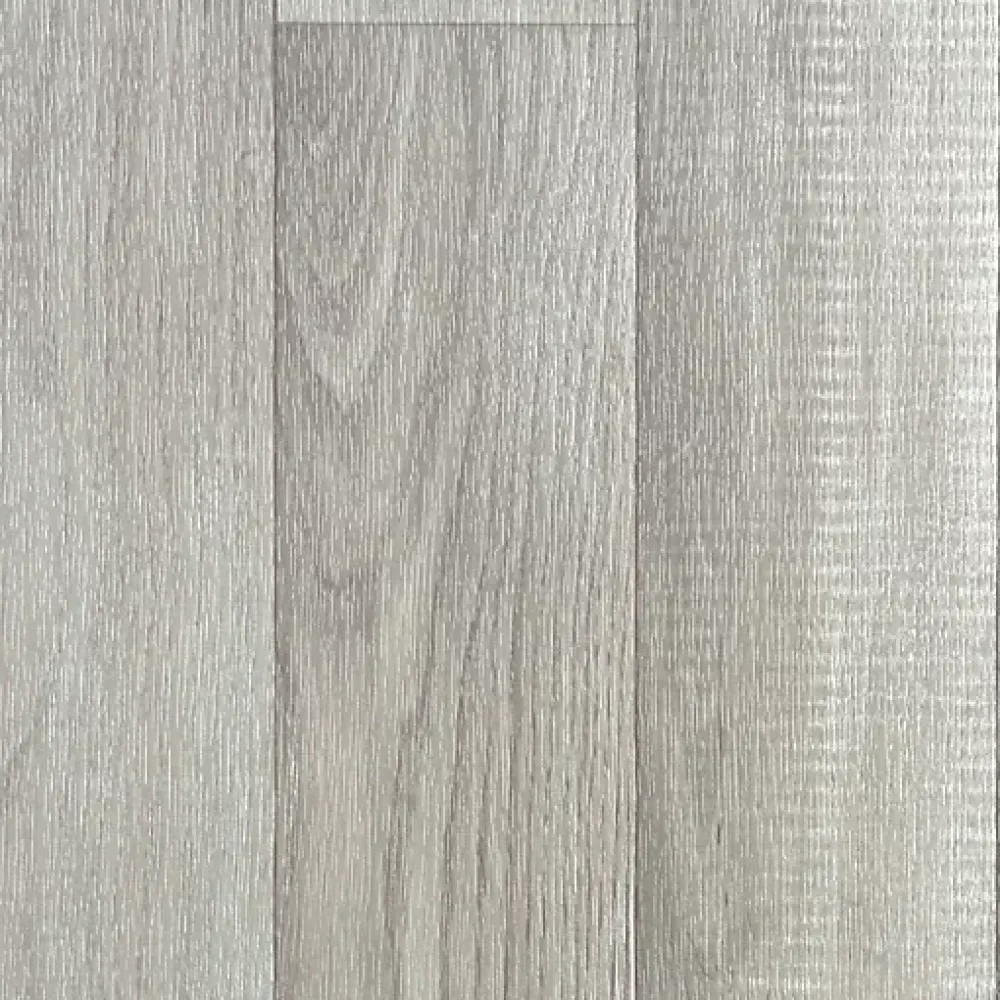 Décoweb Sol Vinyle Imitation parquet gris clair - Rouleau de 4m x 4m- Lino Sol Vinyle Pvc